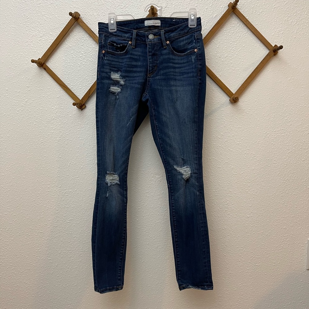 Loft Slim Pocket Dark Wash Jeans SIZE 25 / 0